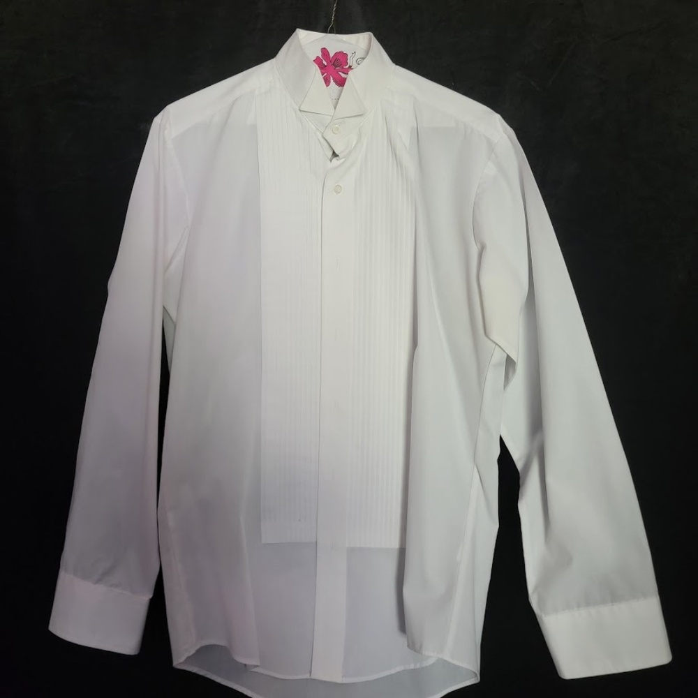 White Tuxedo Shirt (Men's or Women's) Size Small, 32/33 Sleeve